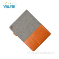 Nieuwe lederen kleurblok stofdichte tablethoes